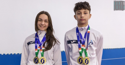 La storia dei fratelli Sara e Davide: giovani baresi che stanno dominando il mondo della Lotta